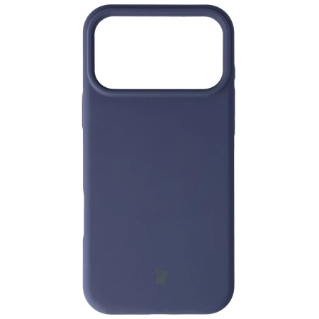 Silikonowe etui Bizon Soft Case do iPhone 17 Pro Max, ciemnoniebieskie