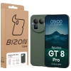 Etui Bizon Case Łupka do Realme GT 8 Pro, zielone