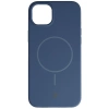 Silikonowe etui z pierścieniem magnetycznym Bizon Soft Case Magnetic do iPhone 15 Plus/14 Plus, granatowe