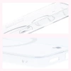 Etui z pierścieniem magnetycznym Bizon Case CrystalO do Nothing Phone (3a), przezroczyste