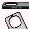 Etui Bizon Case Angelo do Xiaomi Redmi Note 15 Pro Plus 5G, przydymione z czarną ramką