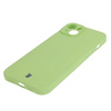 Etui Bizon Case Silicone do iPhone 15 Plus, jasnozielone