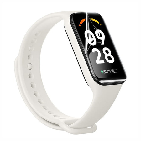 Folia hydrożelowa na ekran Bizon Glass Watch Hydrogel Duo do Redmi Smart Band 2 / Xiaomi Mi Band 8 Active, 2 sztuki