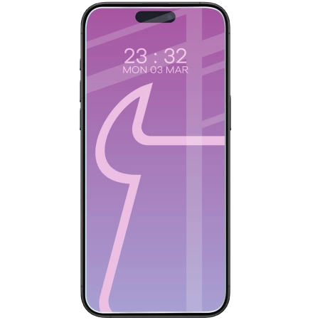 Elastyczne szkło hybrydowe Bizon Glass Mule do iPhone 15 Pro Max