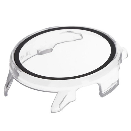 Etui ze szkłem do zegarka Bizon Case+Glass Watch do Garmin Vivoactive 6, przezroczyste