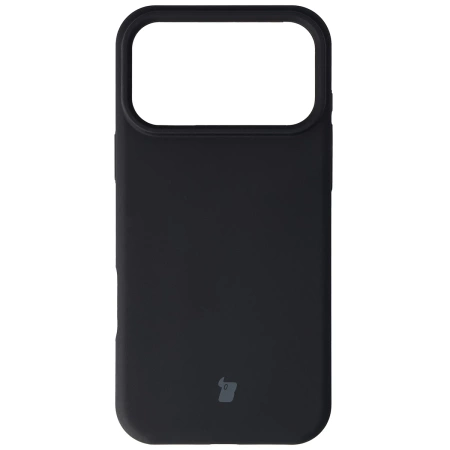 Silikonowe etui Bizon Soft Case do iPhone 17 Pro Max, czarne