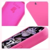Silikonowe etui Bizon Soft Case do iPhone 17 Pro Max, fuksja