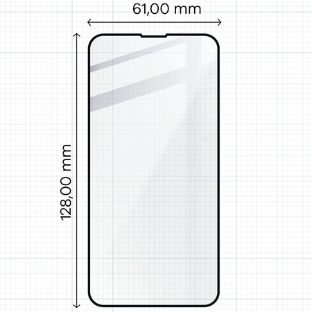 2x Szkło + szybka na aparat Bizon Edge Pack do iPhone 13 Mini