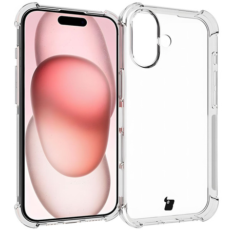 Elastyczne etui Bizon Case Salpa do iPhone 16, przezroczyste