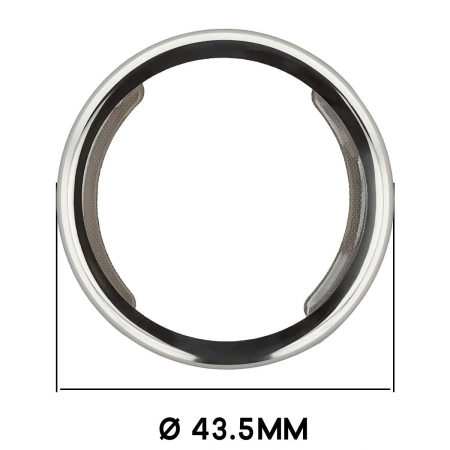 Etui z osłoną ekranu Bizon Case Watch Felipe do Xiaomi Watch S4 41 mm, srebrne