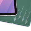 Etui z klapką Bizon Case Tab Lizard do Galaxy Tab S11, ciemnozielone