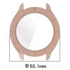 Etui ze szkłem do zegarka Bizon Case+Glass Watch do Xiaomi Watch S4, różowe