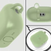 Silikonowe etui z karabińczykiem Bizon Case Headphone Silicone do AirPods Pro 3, jasnozielone