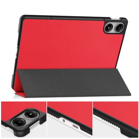 Etui Bizon Case Tab Croc do Xiaomi Redmi Pad Pro 12.1, czerwone