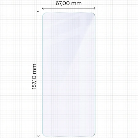 Elastyczne szkło hybrydowe Bizon Glass Mule do Xiaomi Redmi Note 15 4G / 5G