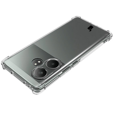 Elastyczne etui + 2x folia na ekran Bizon Case Clear Pack do Realme GT 6/GT 6T, przezroczyste