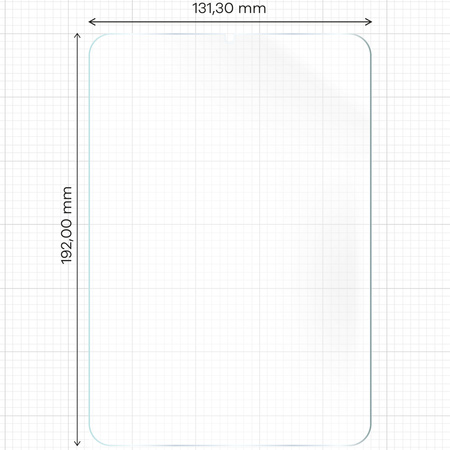 Folia imitująca papier Bizon Film Tab Papirus Duo do iPad Mini 7 gen. 2024 / iPad Mini 6 gen. 2021, 2 sztuki