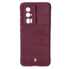 Pancerne etui Bizon Case Tur do Xiaomi Poco F5 Pro, burgundowe