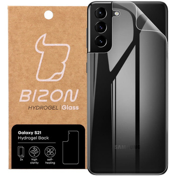 Folia hydrożelowa na tył Bizon Glass Hydrogel Back Duo, Galaxy S21, 2 sztuki