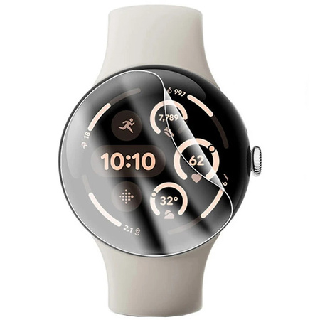 Folia hydrożelowa na ekran Bizon Glass Watch Hydrogel Duo do Google Pixel Watch 3 41 mm, 2 sztuki