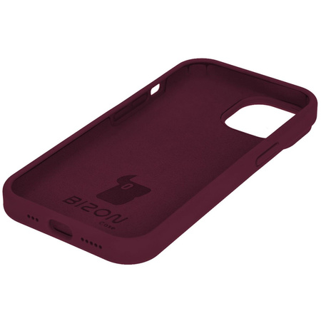 Etui silikonowe Bizon Soft Case do iPhone 15, ciemnofioletowe