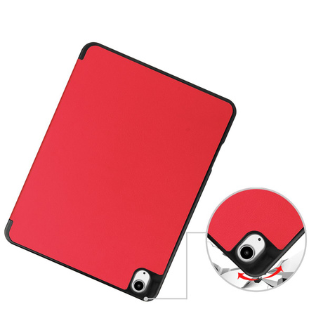 Etui Bizon Case Tab Lizard do iPad Air 13" 2025 / 2024, czerwone