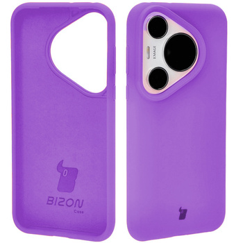 Silikonowe etui Bizon Soft Case do Huawei Pura 70 Pro / Pro+, fioletowe