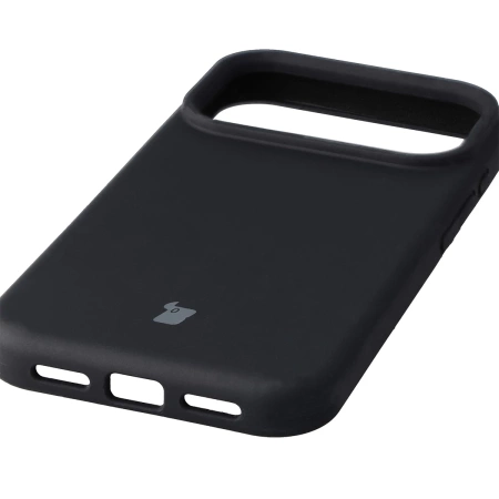 Silikonowe etui Bizon Soft Case do iPhone 17 Pro, czarne