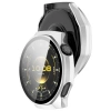 Etui ze szkłem do zegarka Bizon Case+Glass Watch do Huawei Watch GT6 Pro 46 mm, matowe srebrne
