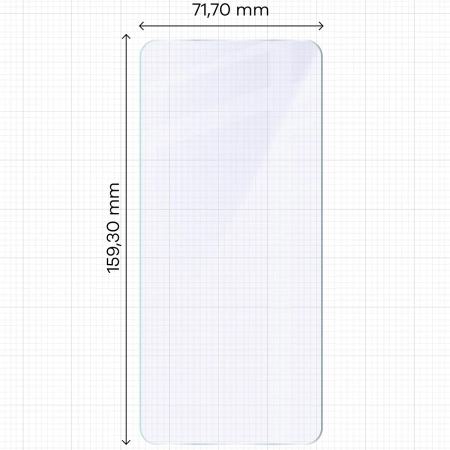 Elastyczne szkło hybrydowe Bizon Glass Mule do Vivo V50 Lite 4G/5G