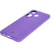 Silikonowe etui Bizon Soft Case do Xiaomi Poco F6, fioletowe