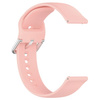 Pasek silikonowy do smartwatcha, Bizon Strap Watch Silicone Pro N, Quick Release 22 mm, jasnoróżowy