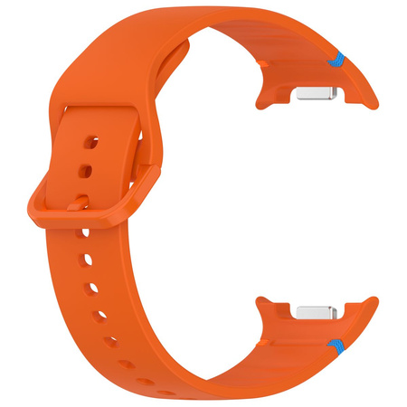 Silikonowy pasek Bizon Strap Watch Silicone G do Galaxy Watch 8 / 8 Classic, pomarańczowy