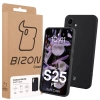 Silikonowe etui Bizon Soft Case do Galaxy S25 FE, czarne