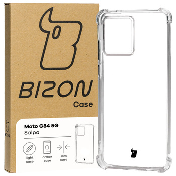 Elastyczne etui Bizon Case Salpa do Motorola Moto G84 5G, przezroczyste