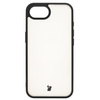 Etui Bizon Case Angelo do iPhone 16e, półprzezroczyste z czarną ramką