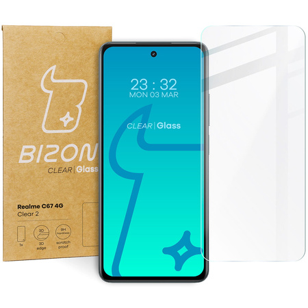 Szkło hartowane Bizon Glass Clear 2 do Realme C67 4G