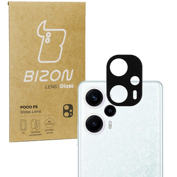 Szkło na aparat Bizon Glass Silk Lens do Poco F5, 2 sztuki