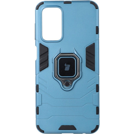 Etui Bizon Case Armor Ring do Galaxy A23 5G / 4G, niebieskie