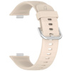Pasek Bizon Strap Watch Silicone Pro SR do Huawei Watch Fit 4 / 4 Pro / 3, beżowy