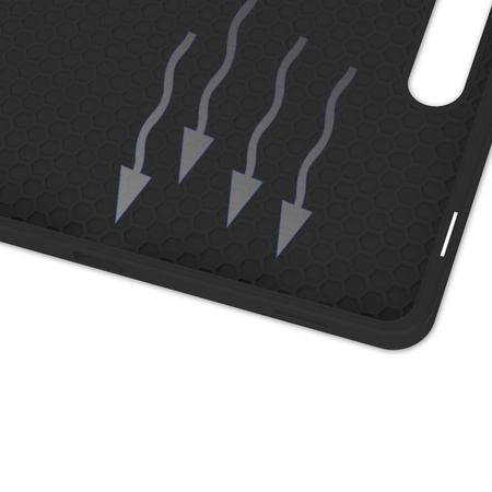 Etui Bizon Case Tab Lizard do Galaxy Tab S9, czarne