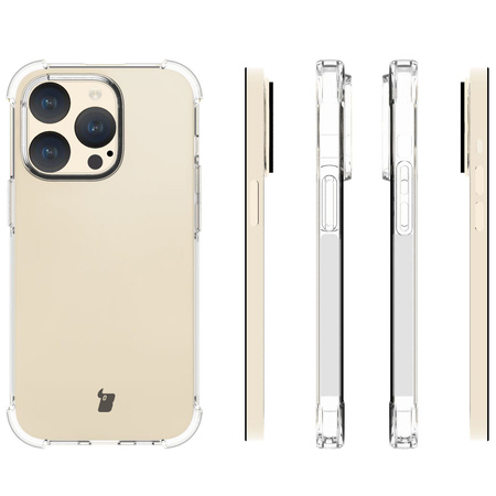 Etui Bizon Case Clear Pack do iPhone 15 Pro, przezroczyste