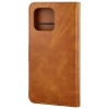 Etui z klapką Bizon Case Pocket do Motorola Moto G86 5G /G86 Power 5G, brązowe