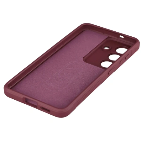 Pancerne etui Bizon Case Tur do Galaxy S26, burgundowe