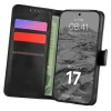 Etui z klapką Bizon Case Pocket do Xiaomi 17, czarne