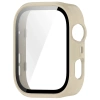 Etui ze szkłem do zegarka Bizon Case+Glass Watch do Huawei Watch Fit 4 Pro, beżowe