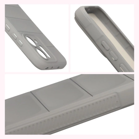Pancerne etui Bizon Case Tur do Oppo Reno 14, jasnoszare