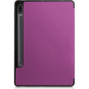 Etui Bizon Case Tab Lizard do Galaxy Tab S8 / S7, ciemnofioletowe