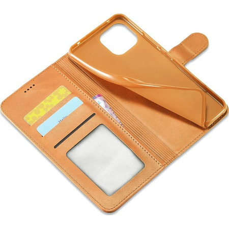 Etui Bizon Case Wallet do Xiaomi Mi 11, jasnobrązowe