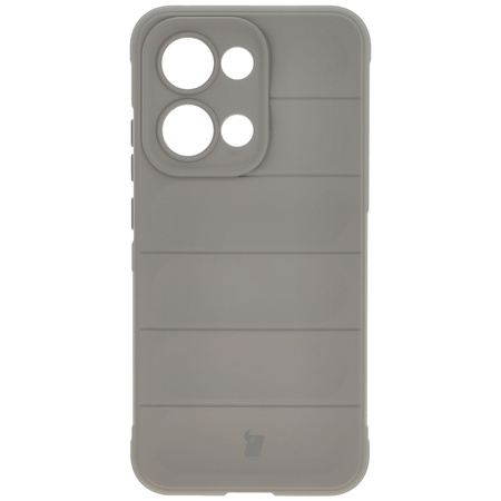 Pancerne etui Bizon Case Tur do Oppo Reno13, jasnoszare